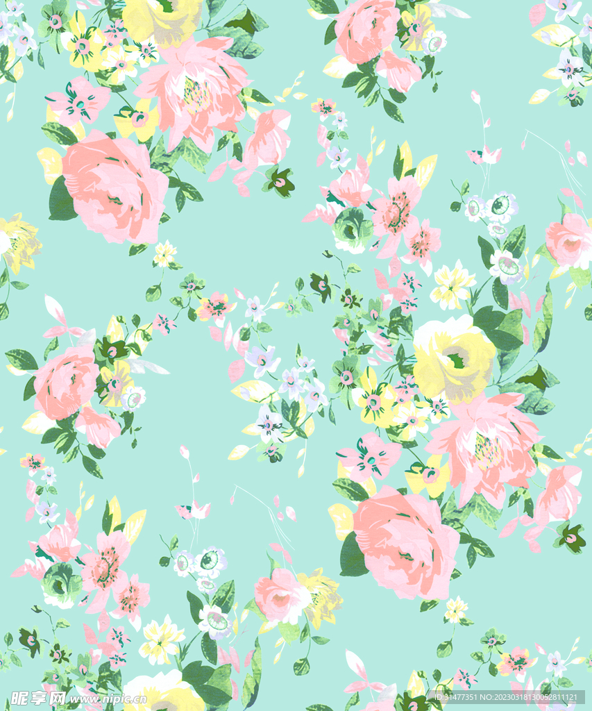 手绘花