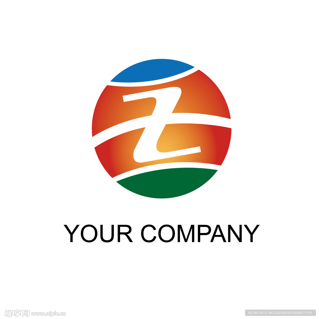 Z 字母 全球 logo 设计