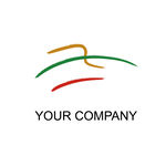 山水线条logo设计