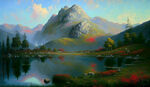 风景油画