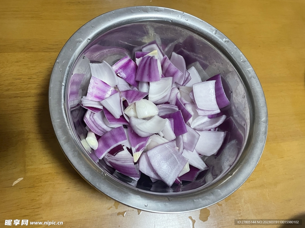 紫皮洋葱丁