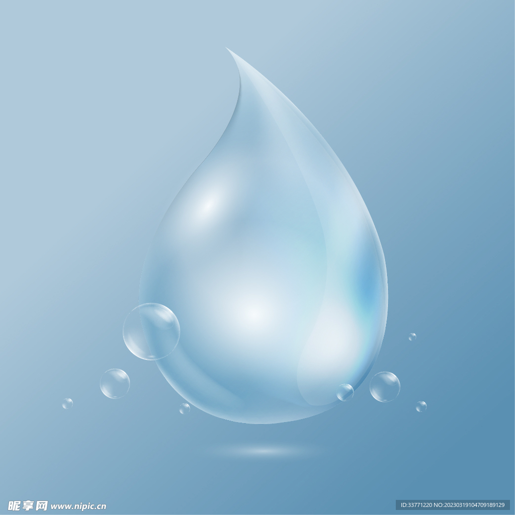 晶莹的水滴