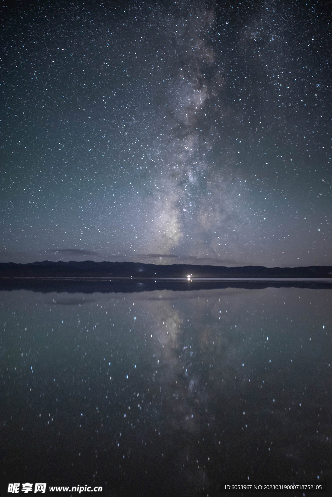 青海茶卡盐湖星空之镜