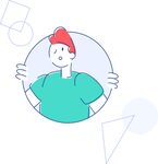 办公场景插画矢量素材