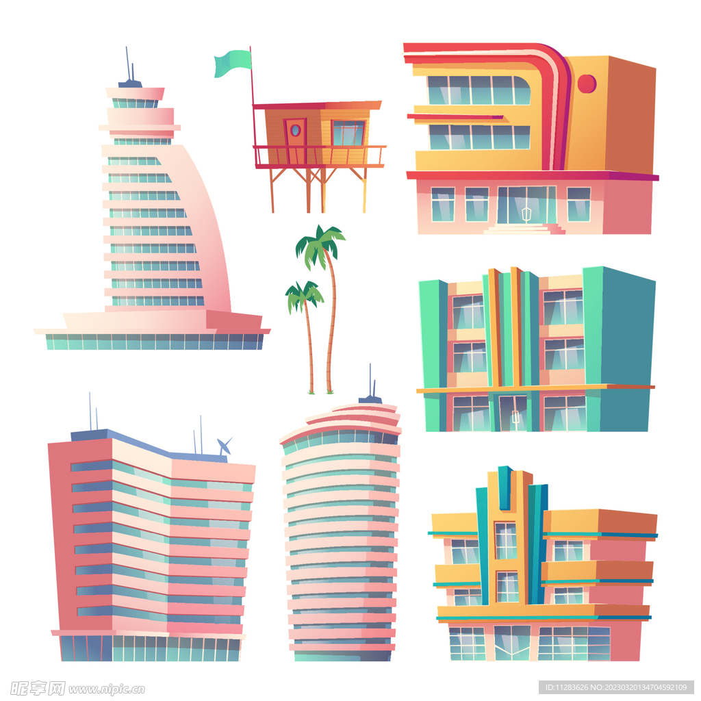 卡通建筑