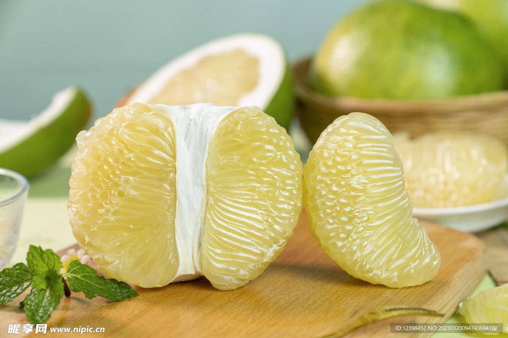 青柚摄影图__水果_生物世界_摄影图库_昵图网