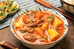 番茄焖牛肉