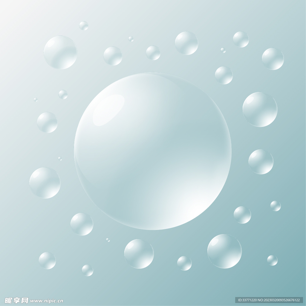 透明水滴