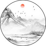 水墨山水