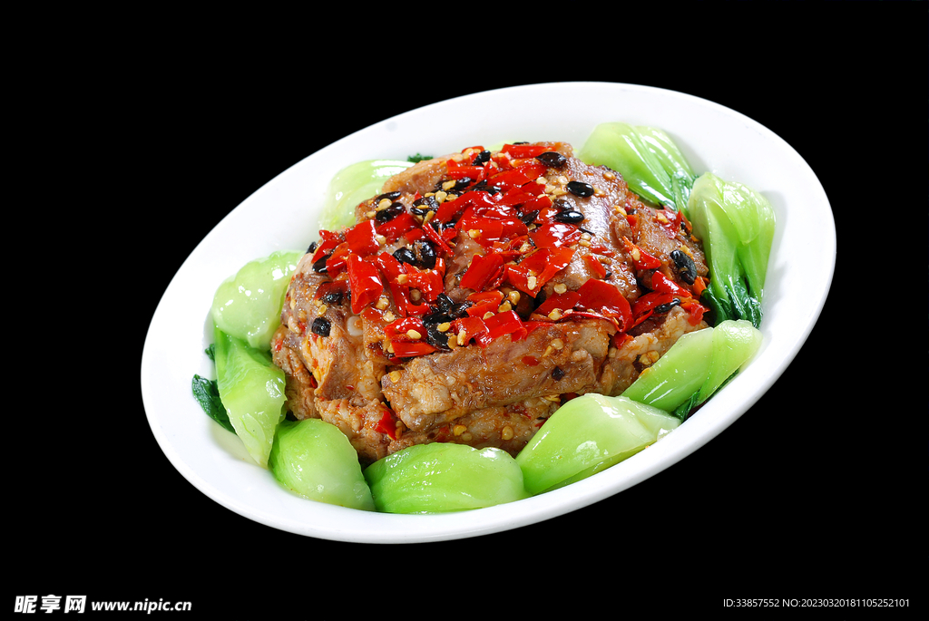 豆辣蒸排骨