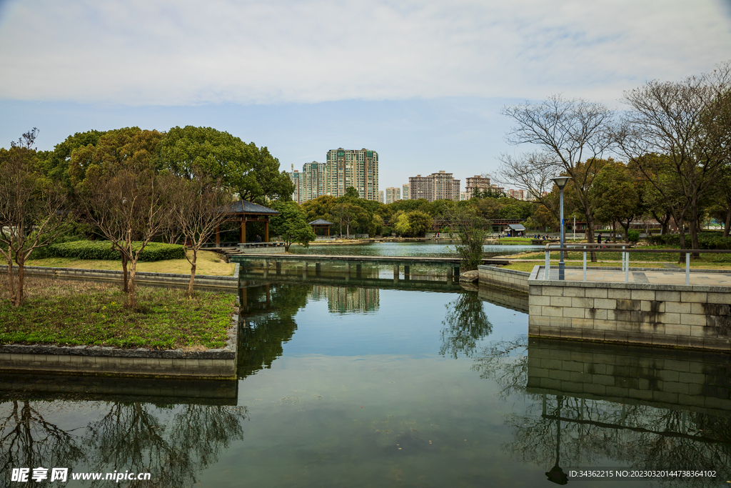 蠡湖公园   春天 城市