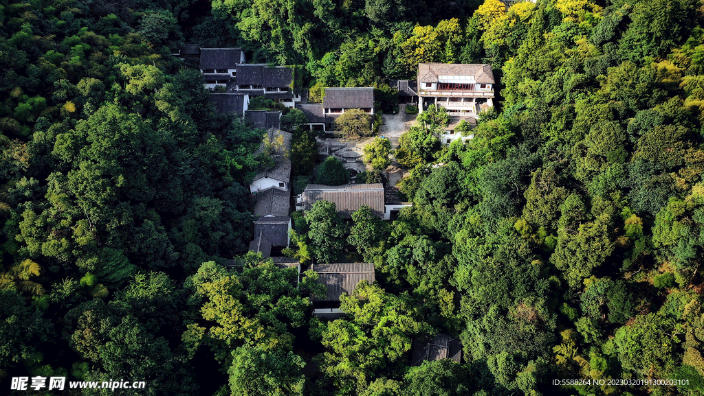 鸟瞰古建