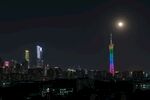 广州塔 城市天际线 夜景照明