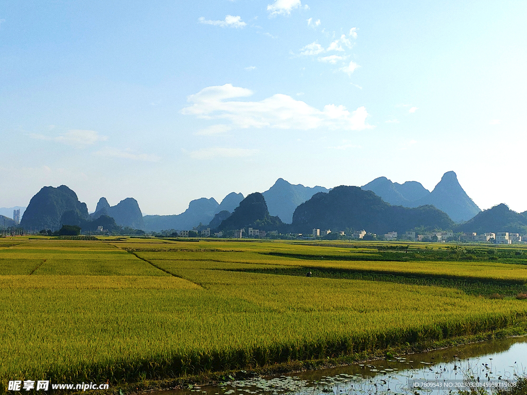 美丽乡村景色