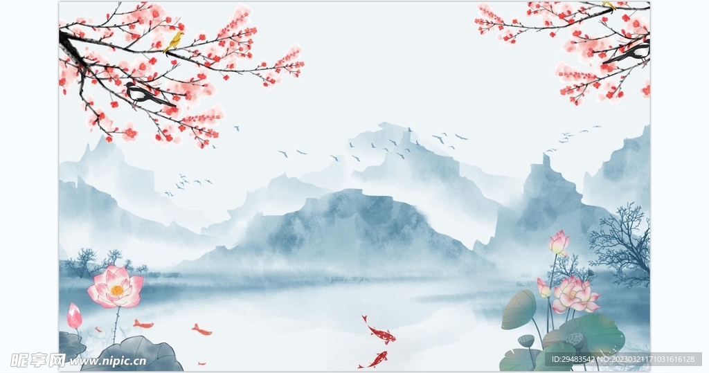 山水画 