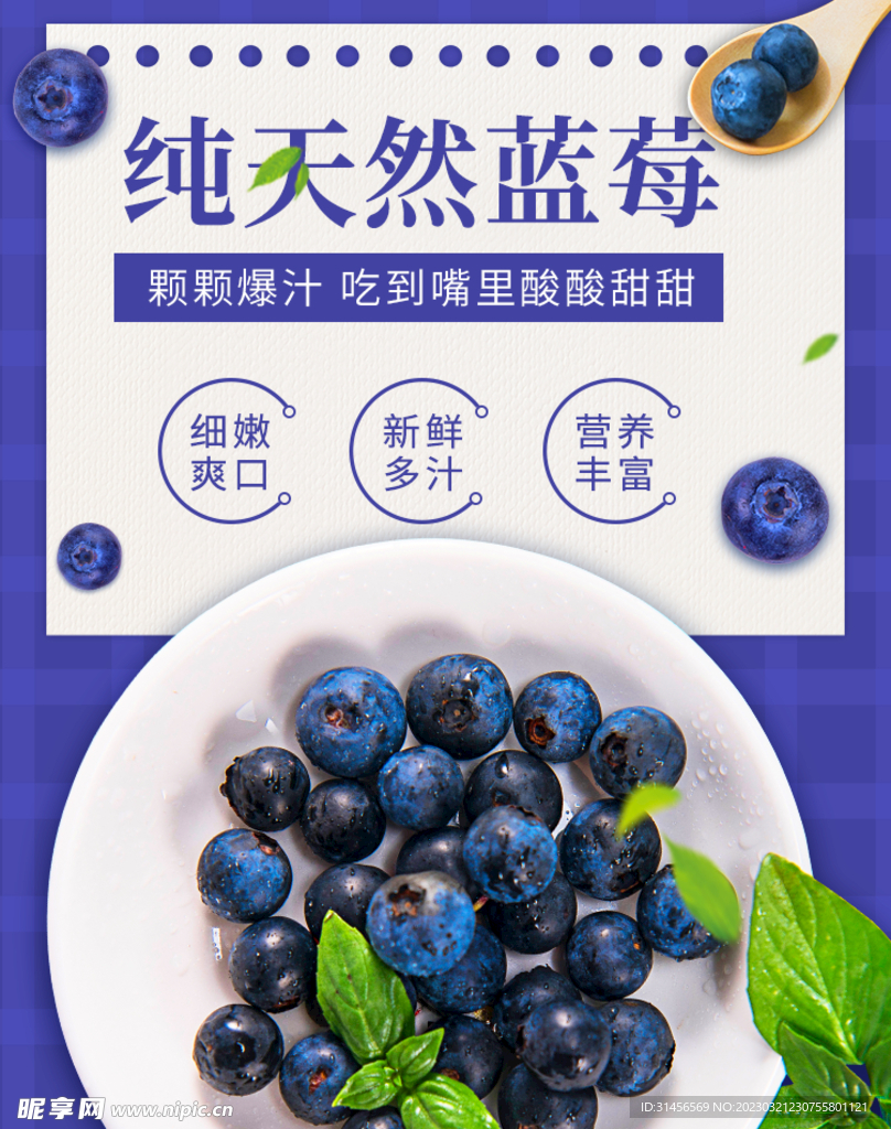 纯天然蓝莓