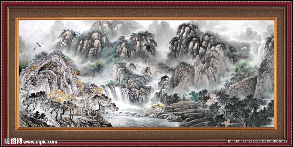 山水国画 