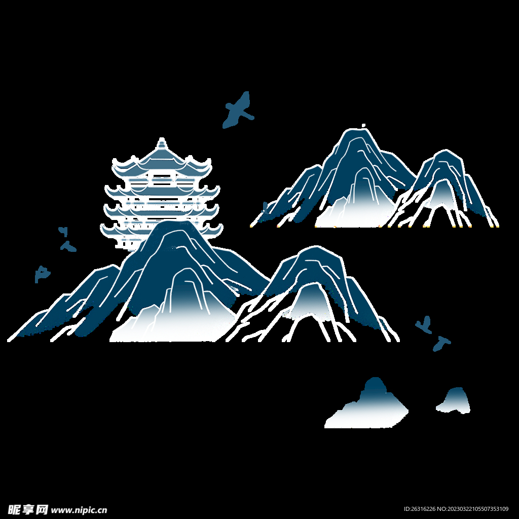 古风山水