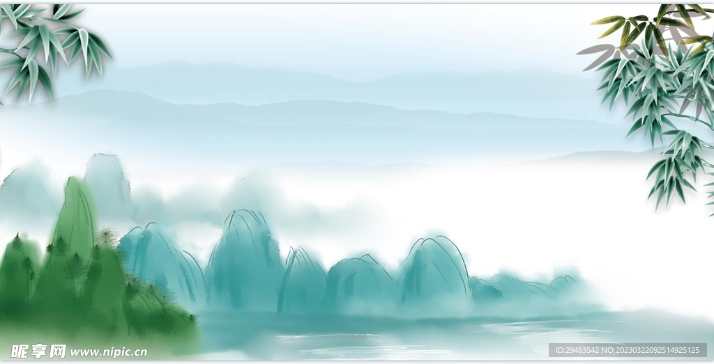 山水画 