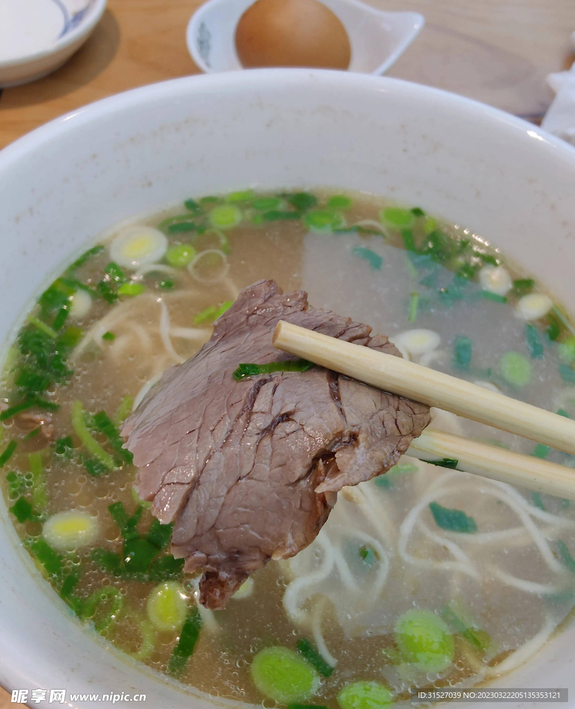 牛肉拉面特写