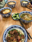牛肉拉面摄影素材