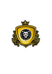 盾牌徽章设计车贴狮子标志