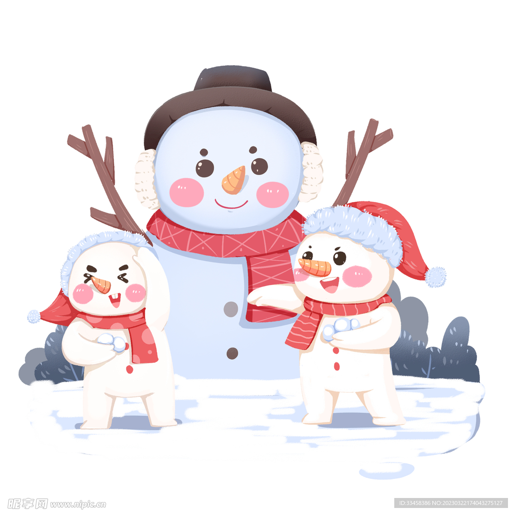 打雪仗