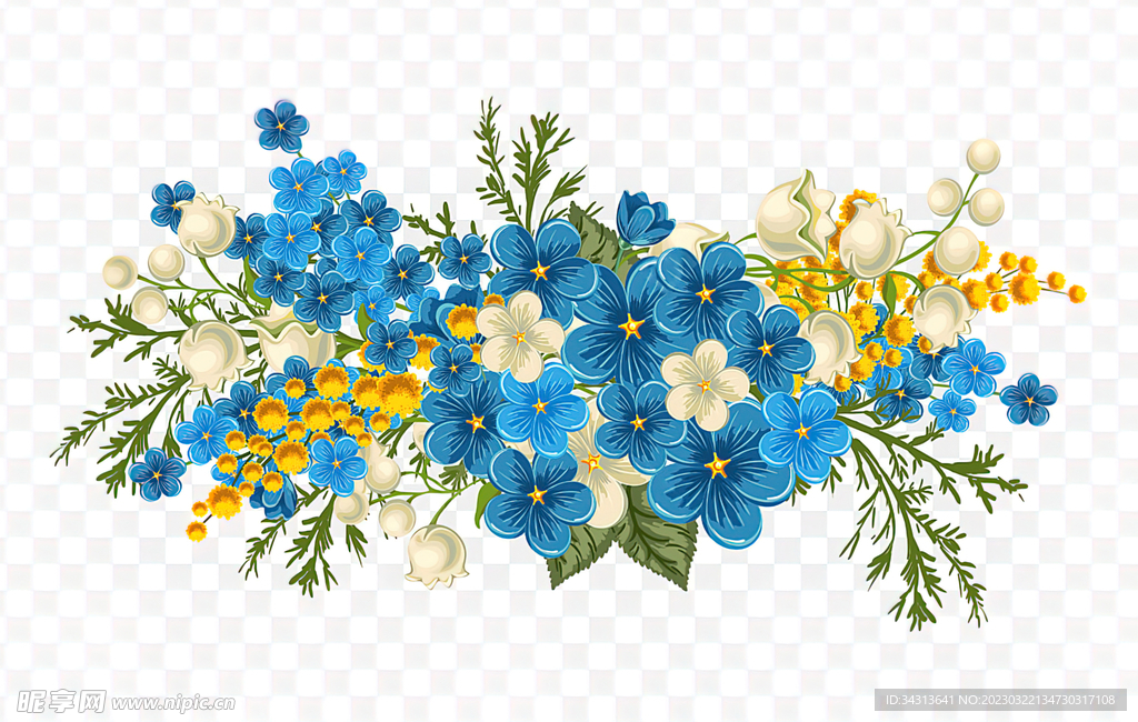手绘花