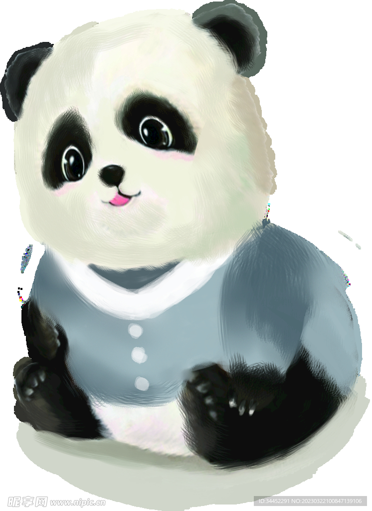 手绘熊