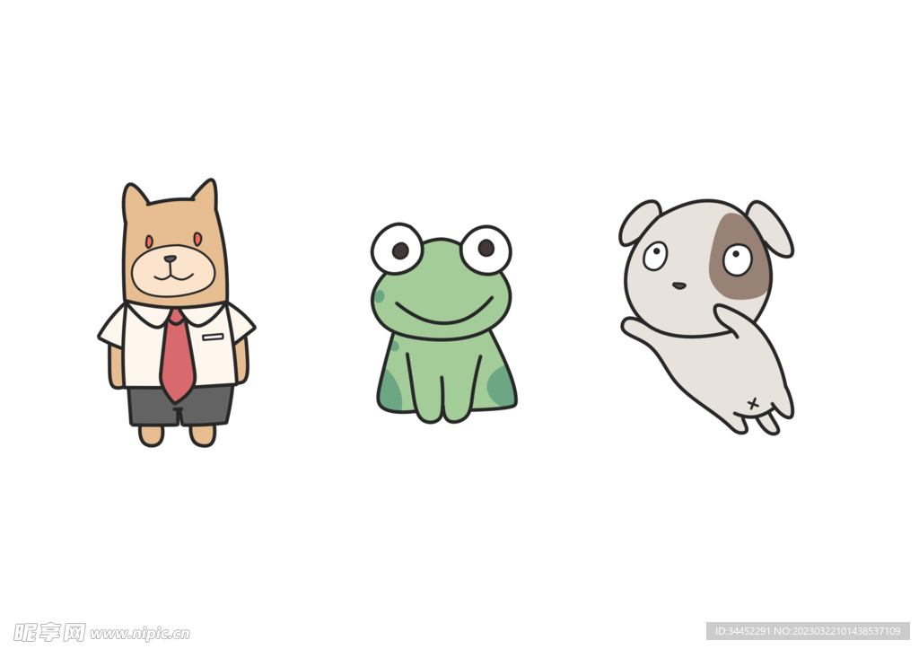 手绘熊