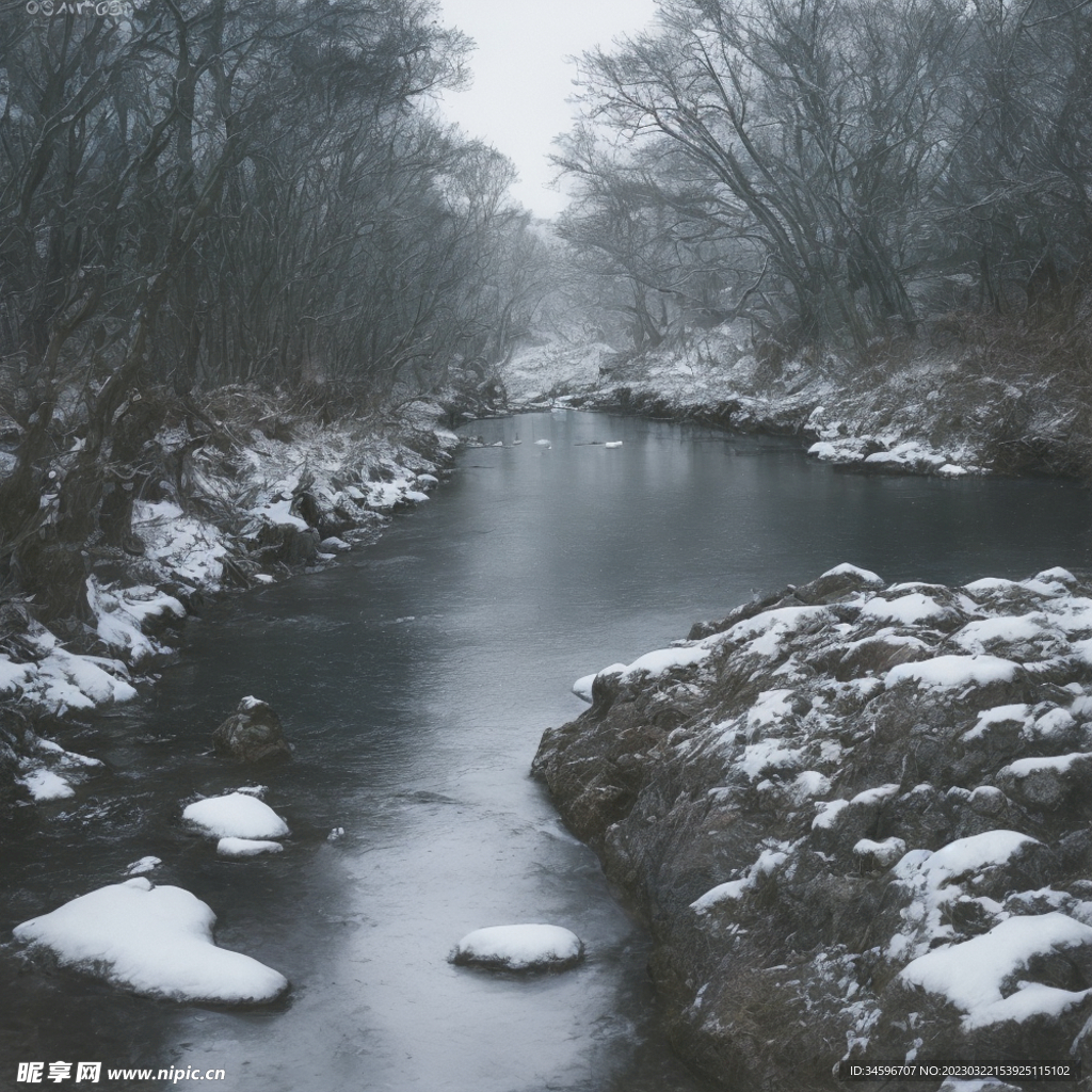 冬季雪景