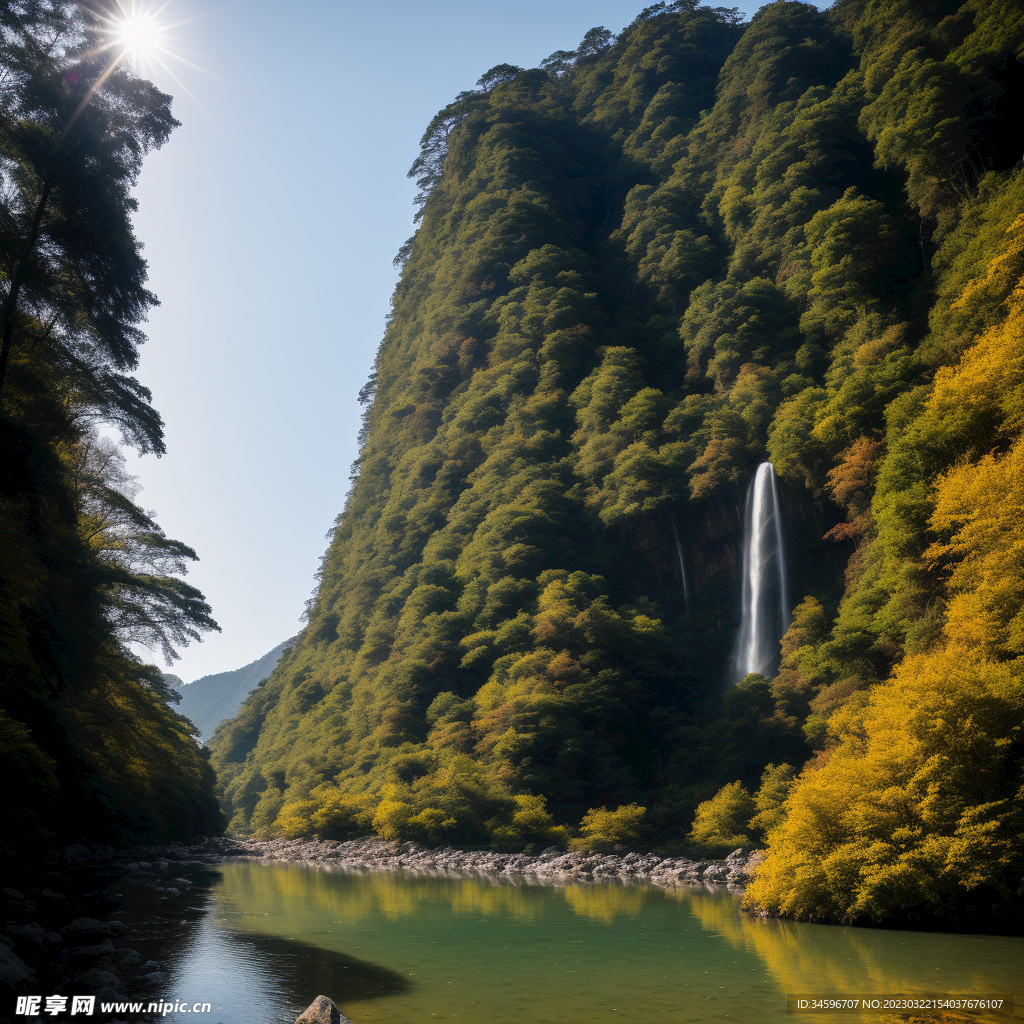 湖光山色