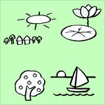 简笔画风景