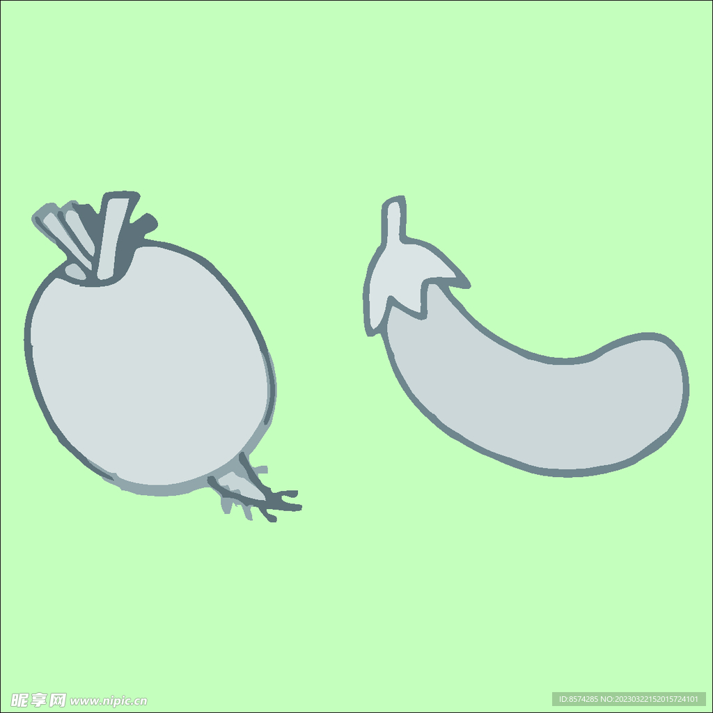 简笔画蔬菜