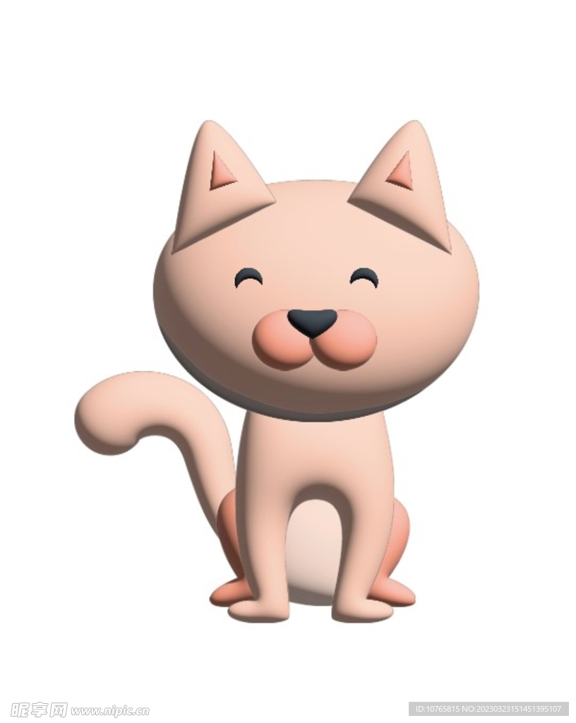 卡通3D猫咪