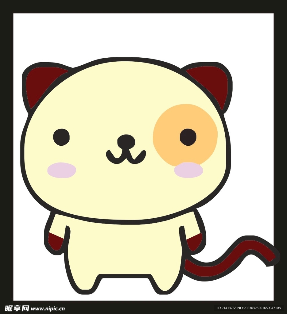 手绘卡通小熊