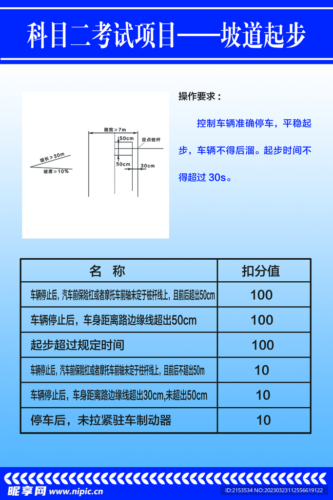 坡道起步