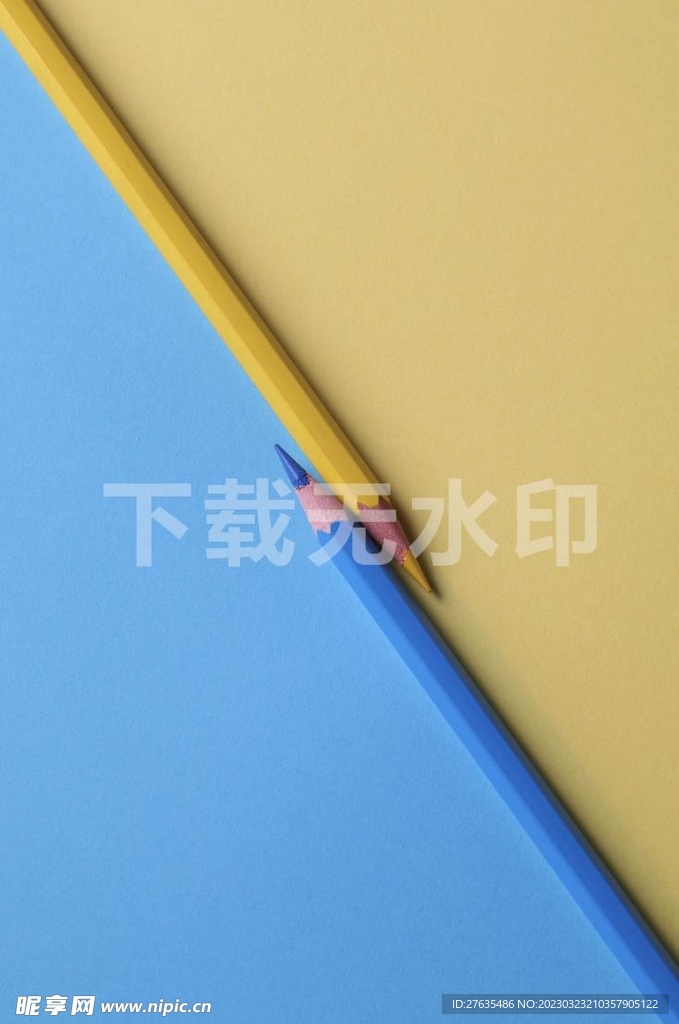 铅笔色彩抽象