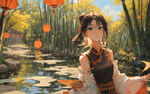 中国风少女插画