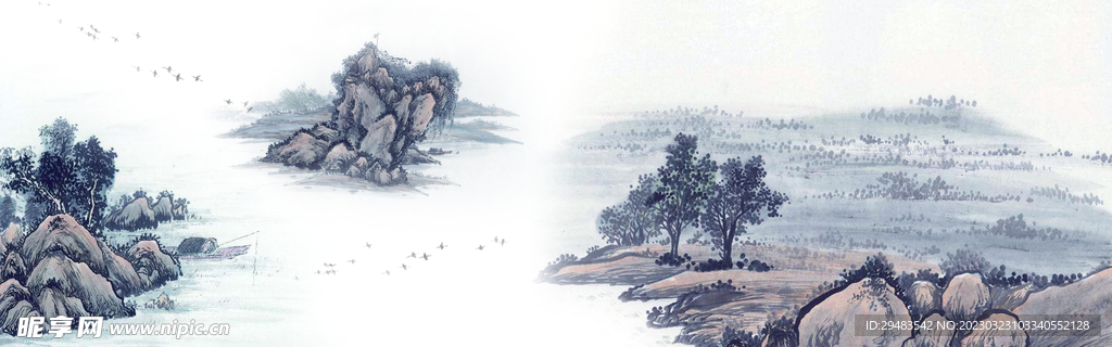 山水画 