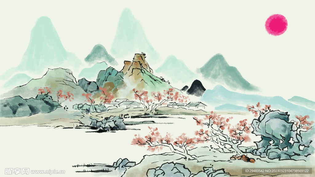 山水画