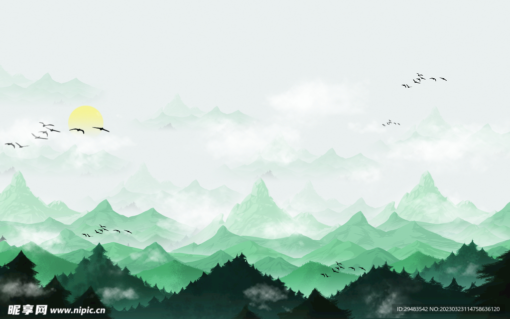 山水画