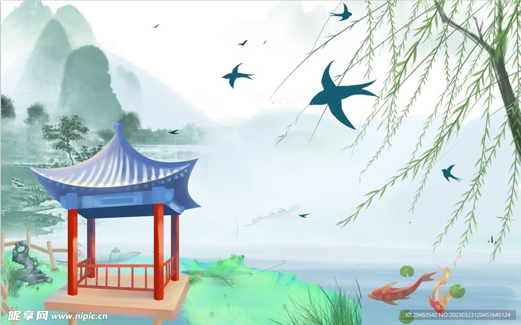 山水画 