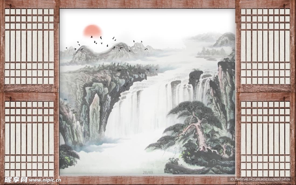 山水画