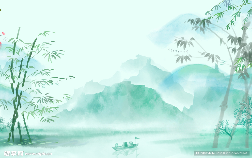 山水画 