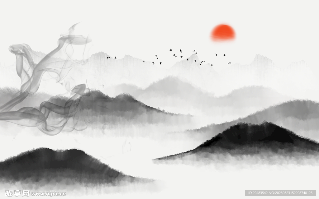 山水画 