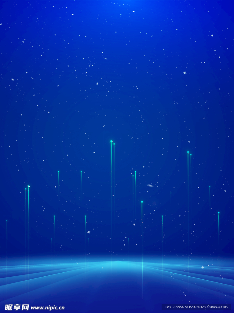 蓝色科技背景