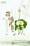 国画荷花