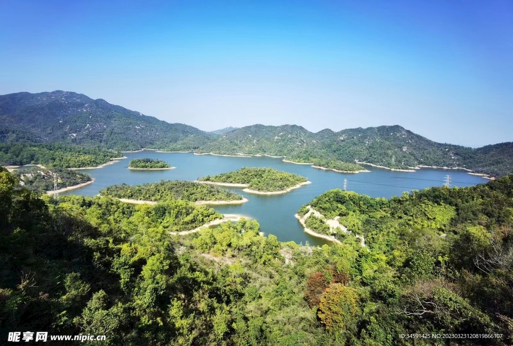 珠海城市旅游水库拍摄