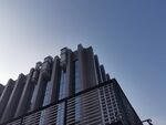 阳光下的现代建筑